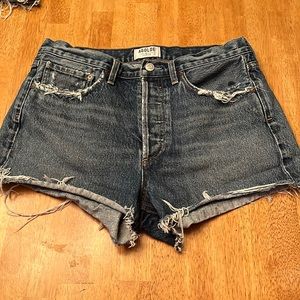 NWOT AGOLDE jean shorts 27